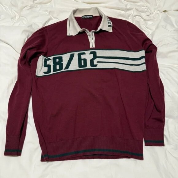 Dolce & Gabbana Button-Up Sweater